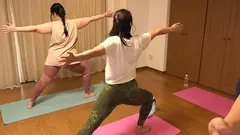 ホットヨガ美熟女ナンパ！ムチムチ巨尻ヨガウェアの汗まみれマ●コに生中●しの9番目のサンプル画像