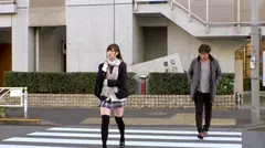 色気ムンムンがすぎる黒髪ロングの美脚美少女。健康的な色白のふとももをどうしても触りたくなる衝動を抑えきれず、内に隠したオスの本能をぶちまけてしまった【ニーハイ/脚フェチ/絶対領域/スレンダー/美少女/美乳/色白】のサムネイル画像