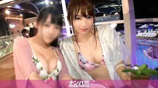 プールナンパ 27 人気のナイトプールで見つけた水着美女！知らない男にしつこく絡まれるわ、スイートだと聞いて通された部屋が夜景すら微妙な普通の部屋だわ…。ガン萎えだったにもかかわらず、アルコールが入った途端ヤりたい欲を抑えきれなくなり、同僚放置でセックス始めッ！！のサムネイル画像