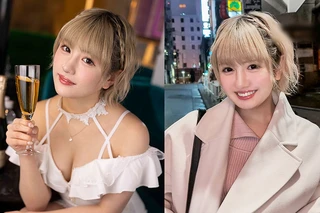 ＜六本木高級キャバ嬢もお店を出たらただの女＞生チ○コ大好きな性欲底無しギャルと3連続中出しハメ撮り！ えなさん 春日えなのサムネイル画像